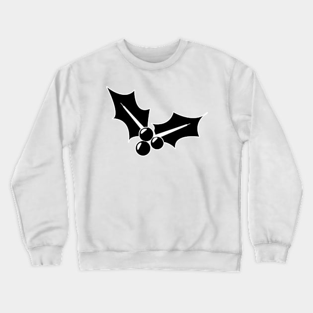 Christmas Mistletoe - Black and White 2 Crewneck Sweatshirt by art-by-shadab